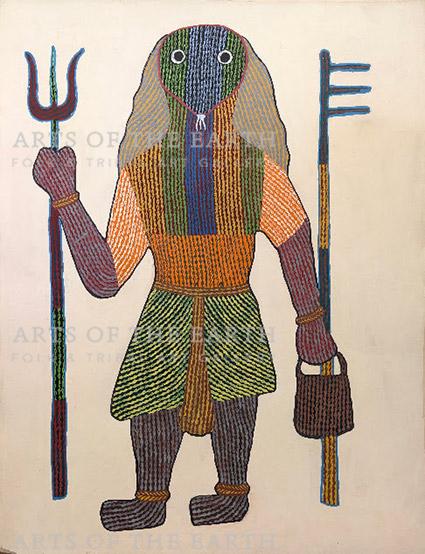 Tribal Deity with Trident, 1998
